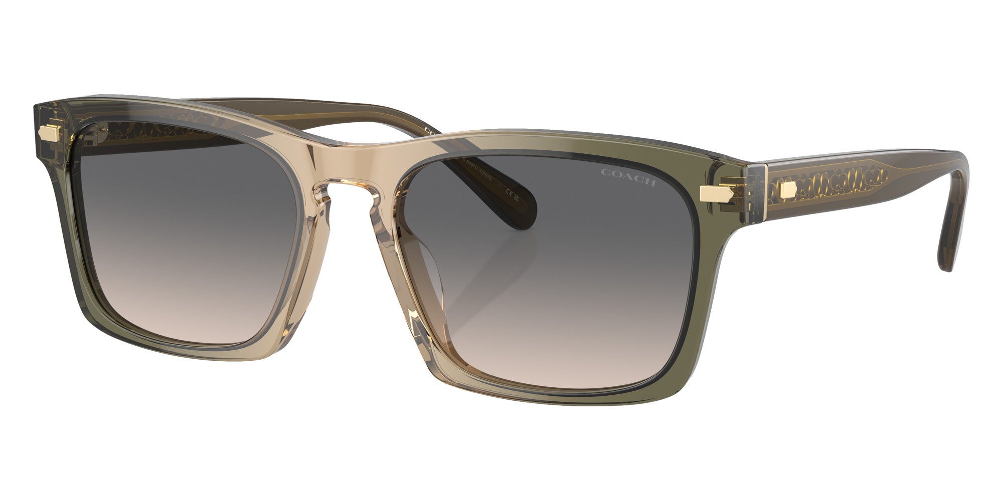 Coach HC8397U CR628 5797G9 57 - Olive Tan Gradient / Green Sand #id:hc8397u5797g9_s:102105