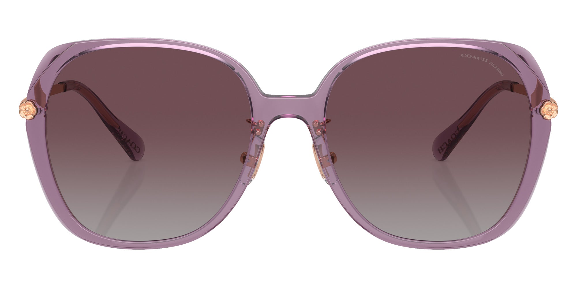 Coach HC8403D CR636 582562 59 - Transparent Purple / Gray Purple Gradient Polarized #id:hc8403d582562_s:104100