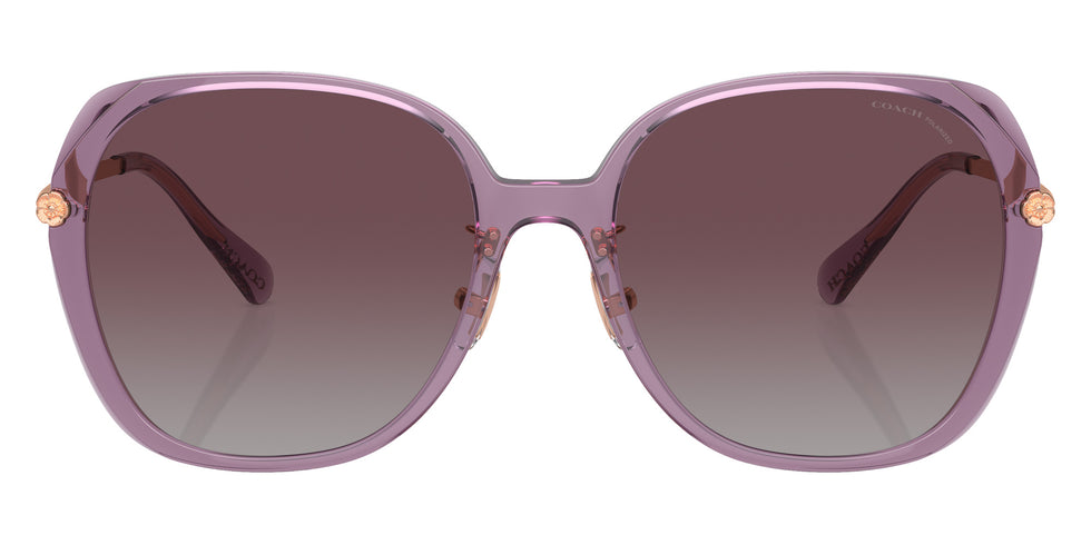 Coach HC8403D CR636 582562 59 - Transparent Purple / Gray Purple Gradient Polarized #id:hc8403d582562_s:104100