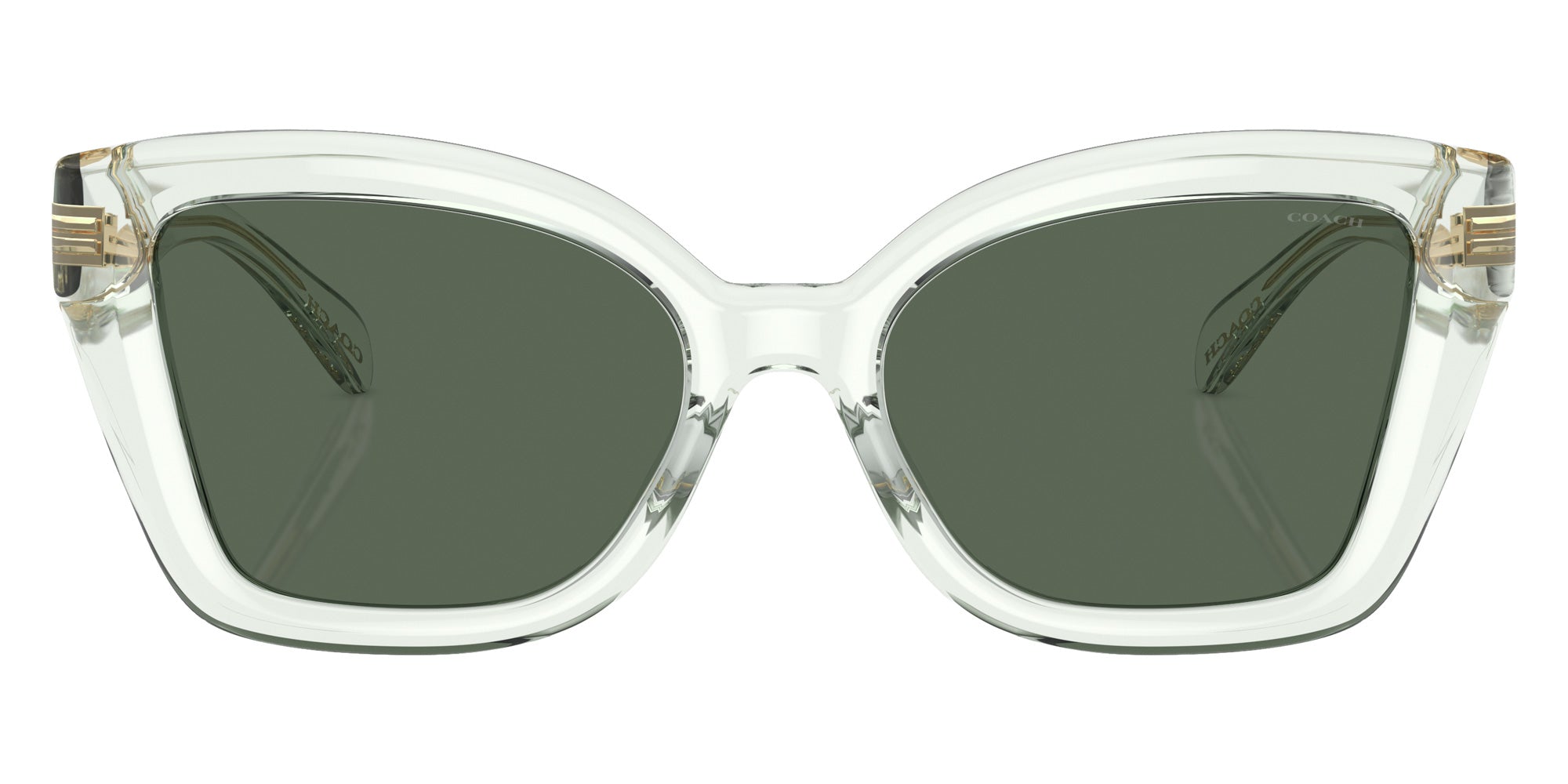 Coach HC8405U CS544 583271 54 - Transparent Pistachio Green / Green Solid #id:hc8405u583271_s:104100