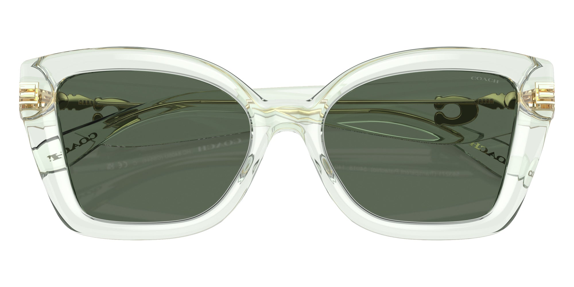 Coach HC8405U CS544 583271 54 - Transparent Pistachio Green / Green Solid #id:hc8405u583271_s:104120