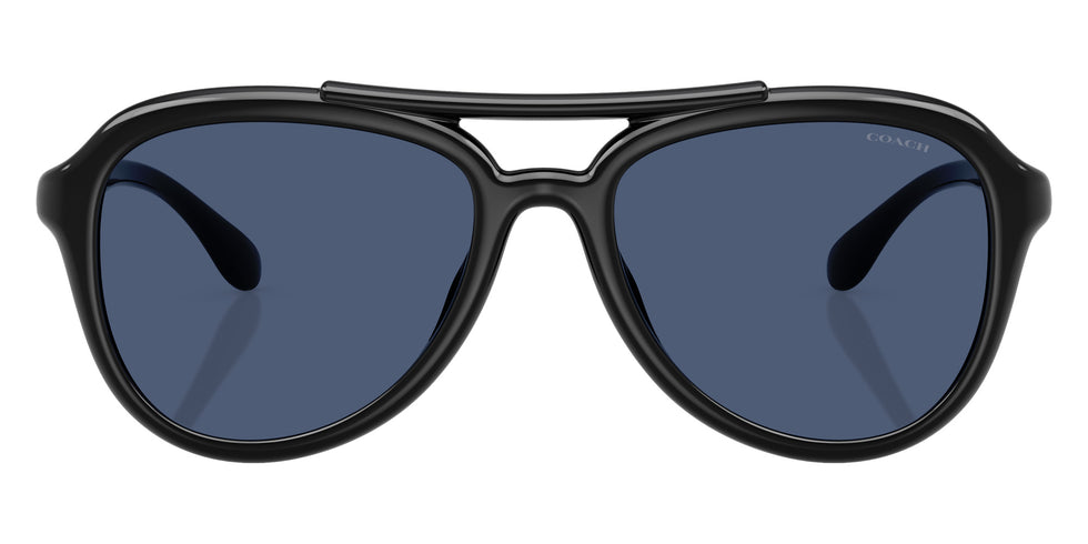Coach HC8406U CW183 500287 55 - Black / Blue Solid #id:hc8406u500287_s:100100