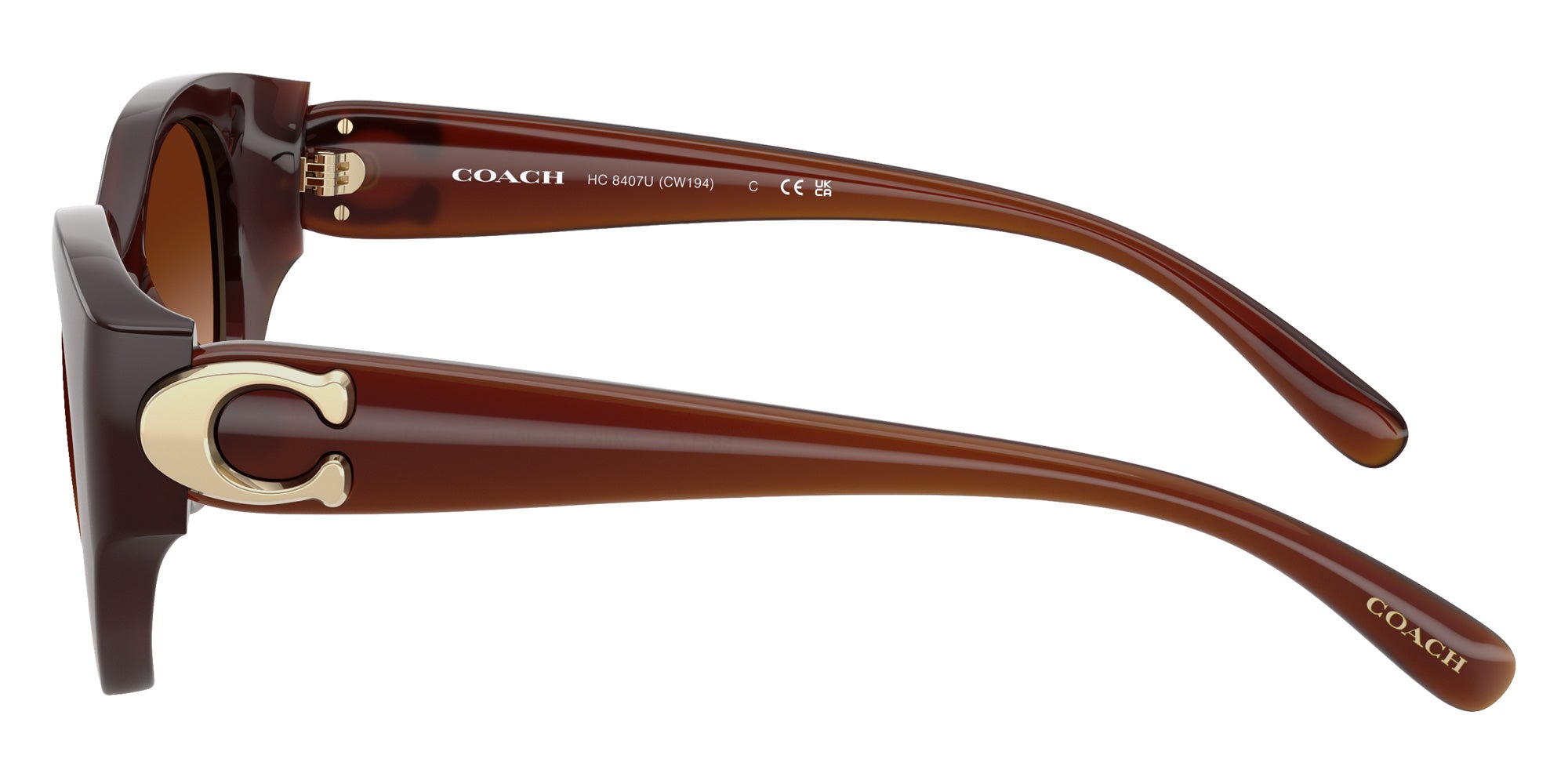 Coach HC8407U CW194 584174 52 - Milky Hazelnut / Brown Gradient #id:hc8407u584174_s:108110