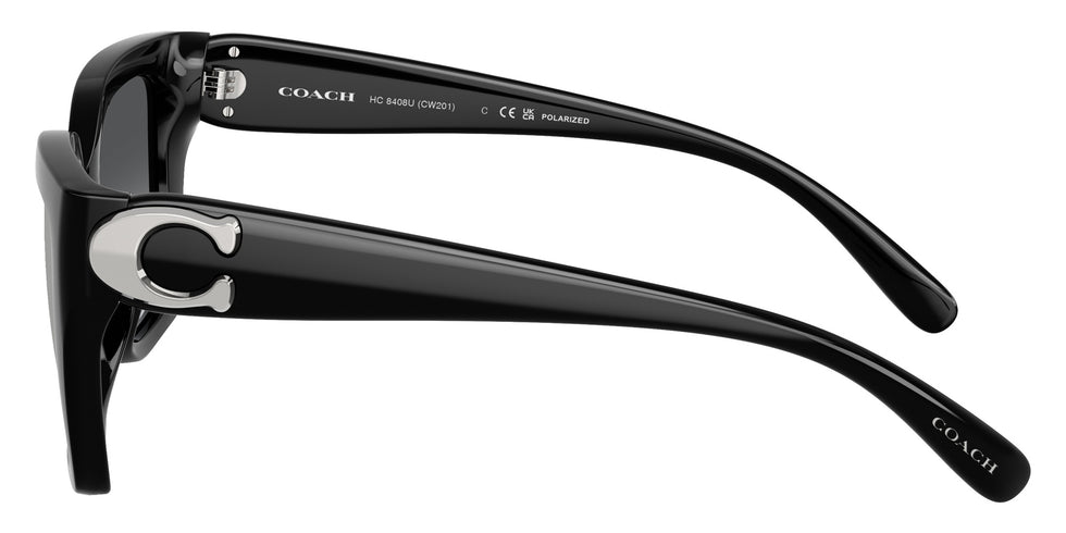 Coach HC8408U CW195 5002T3 55 - Black / Gray Gradient Polarized #id:hc8408u5002t3_s:102110