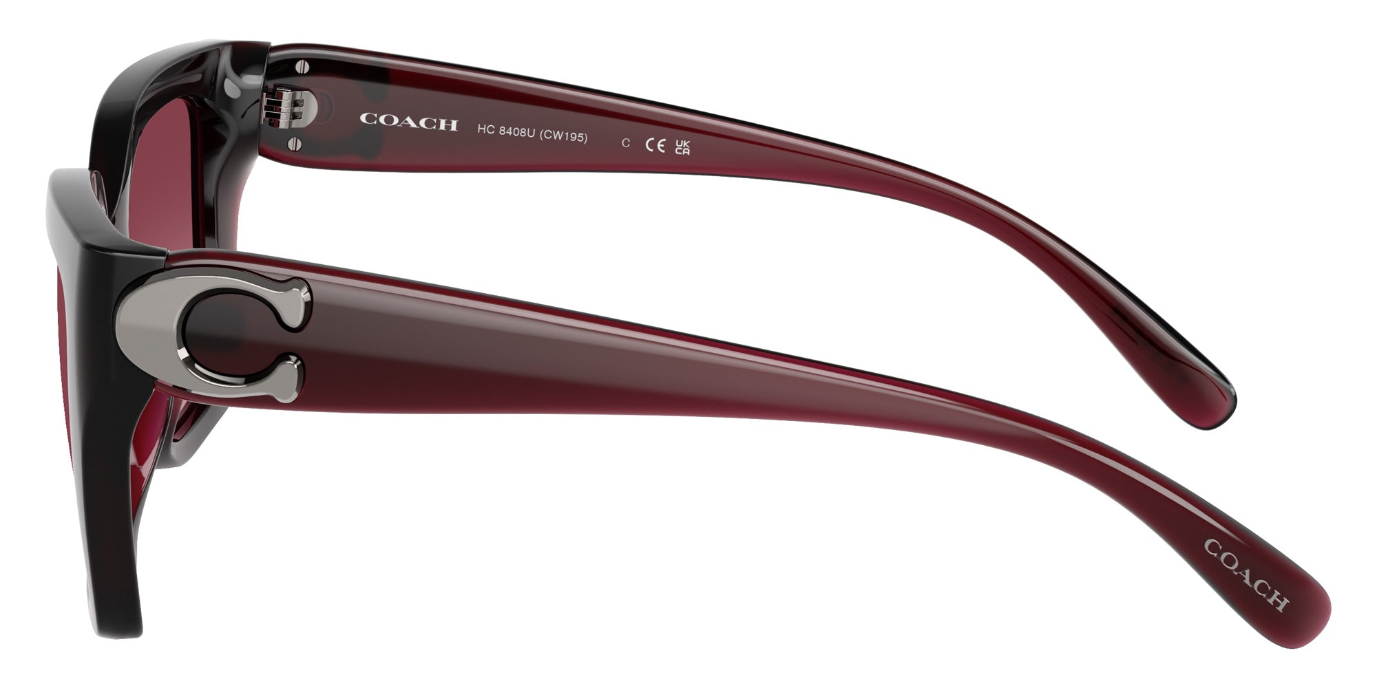 Coach HC8408U CW195 53938H 55 - Milky Burgundy / Berry Gradient #id:hc8408u53938h_s:104110