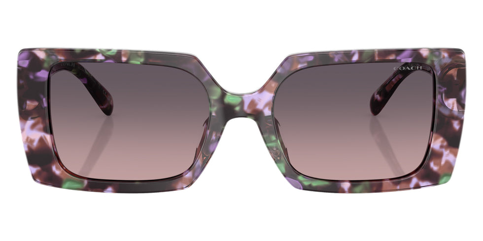 Coach HC8409U CW224 584346 53 - Amethyst Pearl Tortoise / Smoke Purple Gradient #id:hc8409u584346_s:102100
