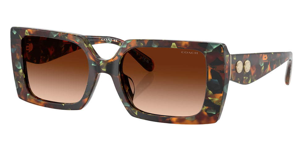 Coach HC8409U CW224 584474 53 - Jade Pearl Tortoise / Brown Gradient #id:hc8409u584474_s:104105