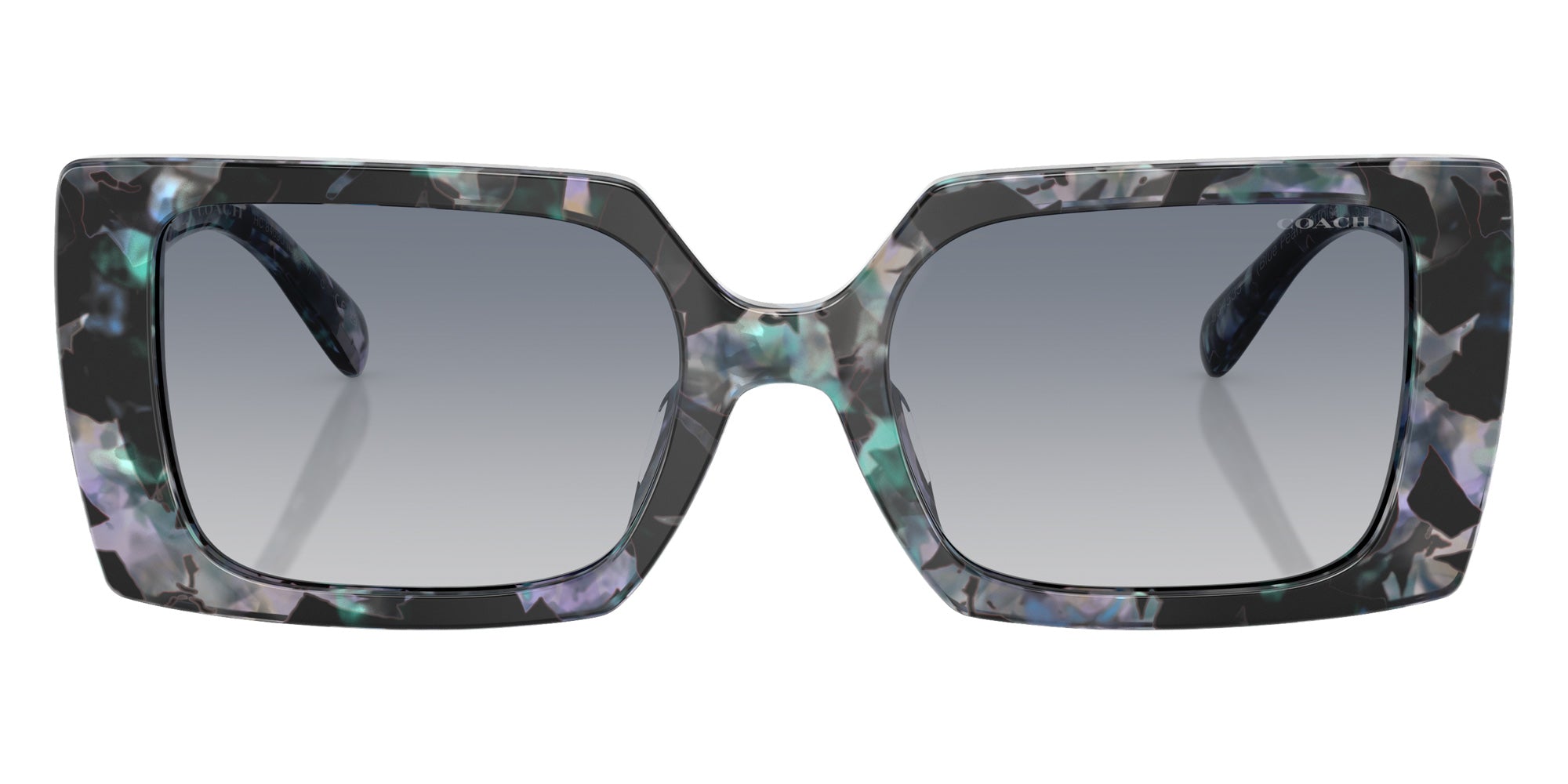 Coach HC8409U CW224 584535 53 - Blue Pearl Tortoise / Blue Purple Gradient #id:hc8409u584535_s:106100