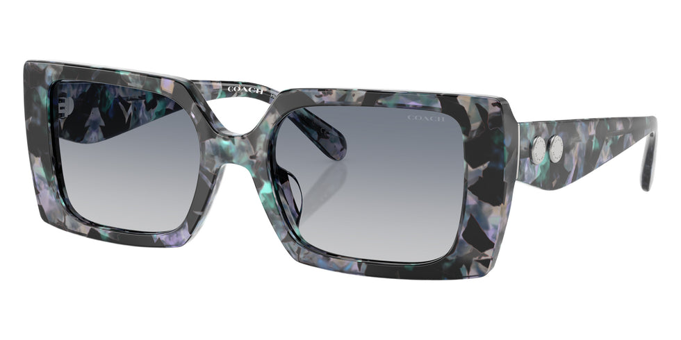 Coach HC8409U CW224 584535 53 - Blue Pearl Tortoise / Blue Purple Gradient #id:hc8409u584535_s:106105