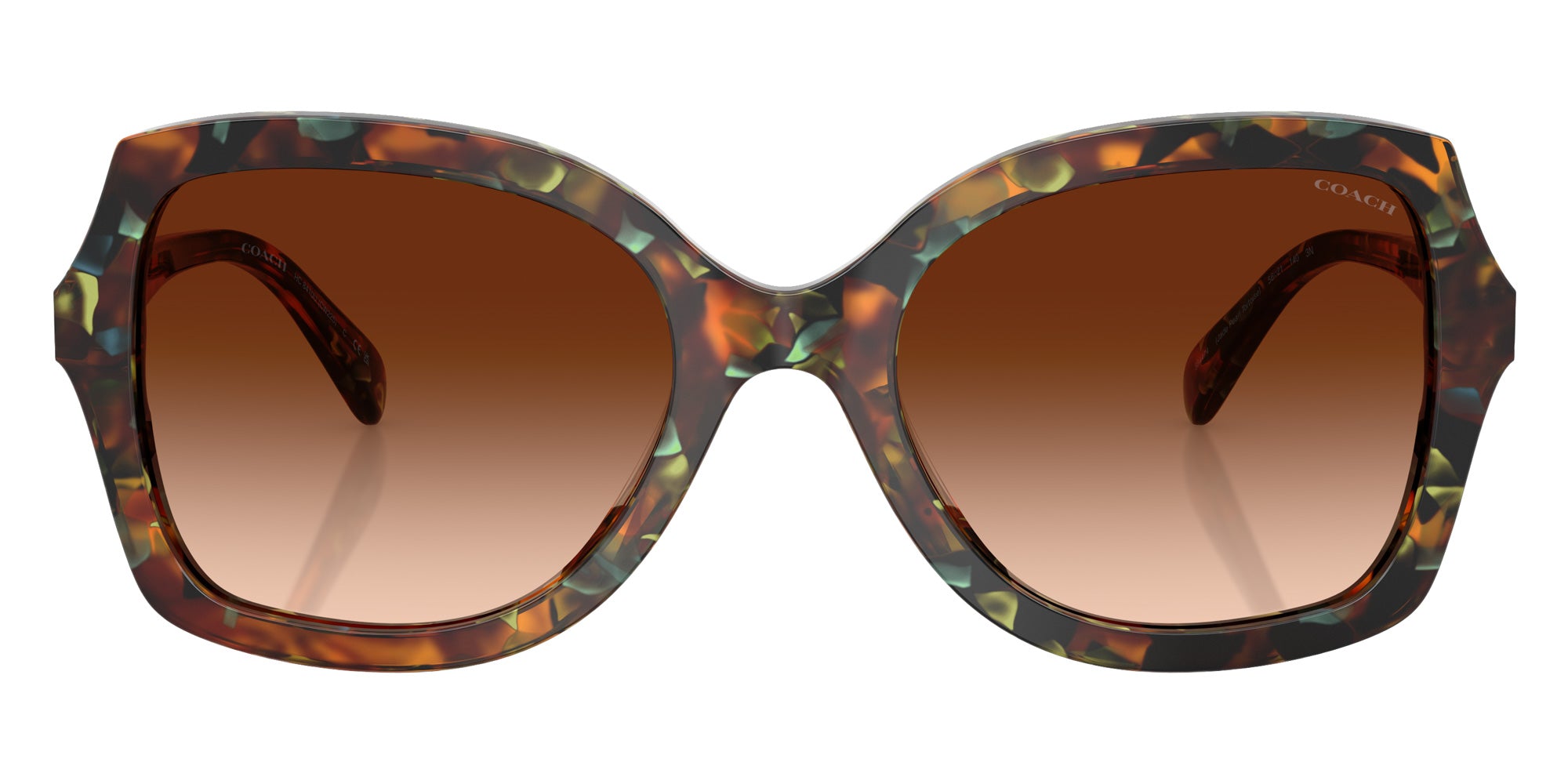 Coach HC8410U CW225 584474 56 - Jade Pearl Tortoise / Brown Gradient #id:hc8410u584474_s:104100