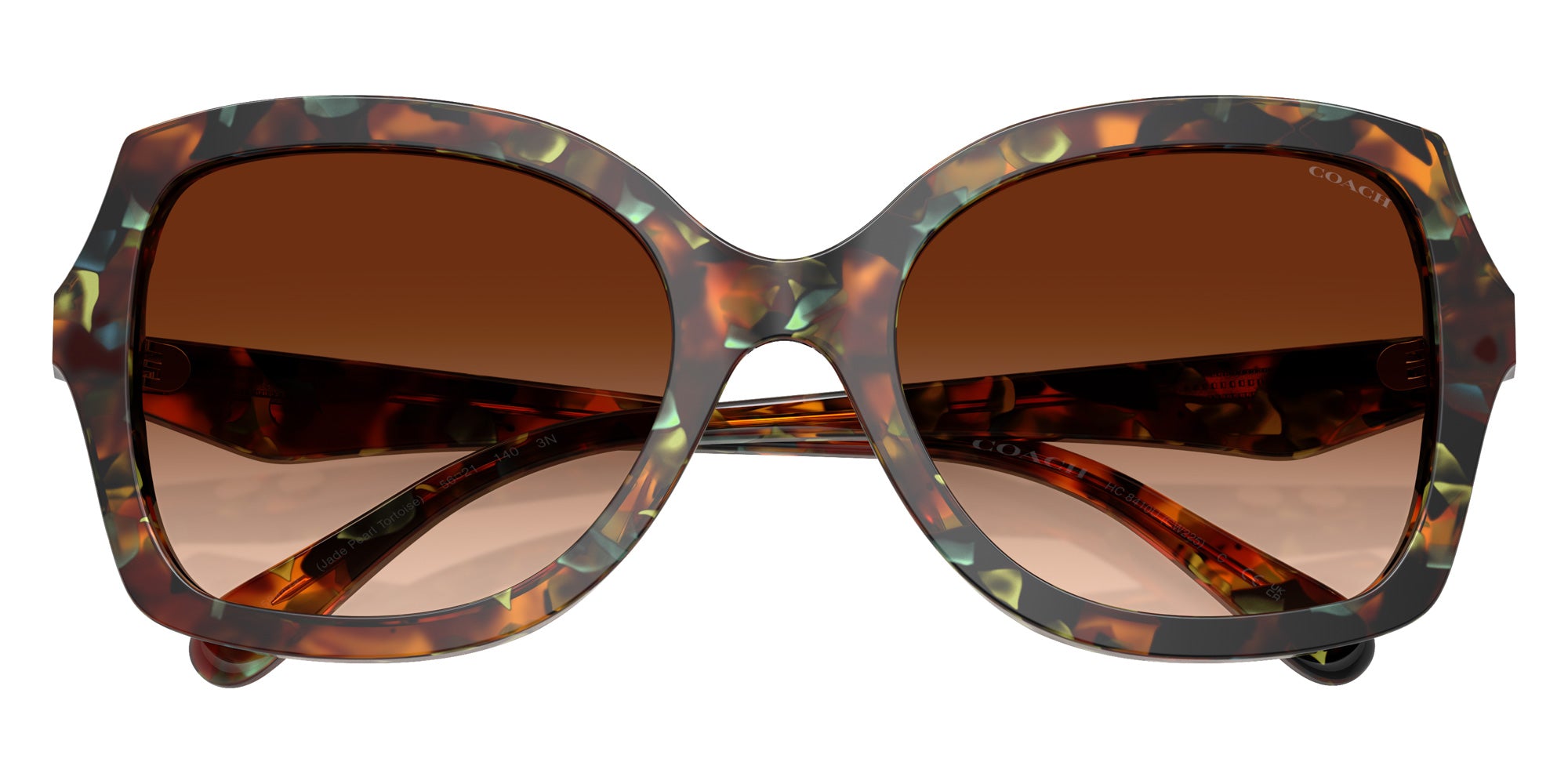 Coach HC8410U CW225 584474 56 - Jade Pearl Tortoise / Brown Gradient #id:hc8410u584474_s:104120