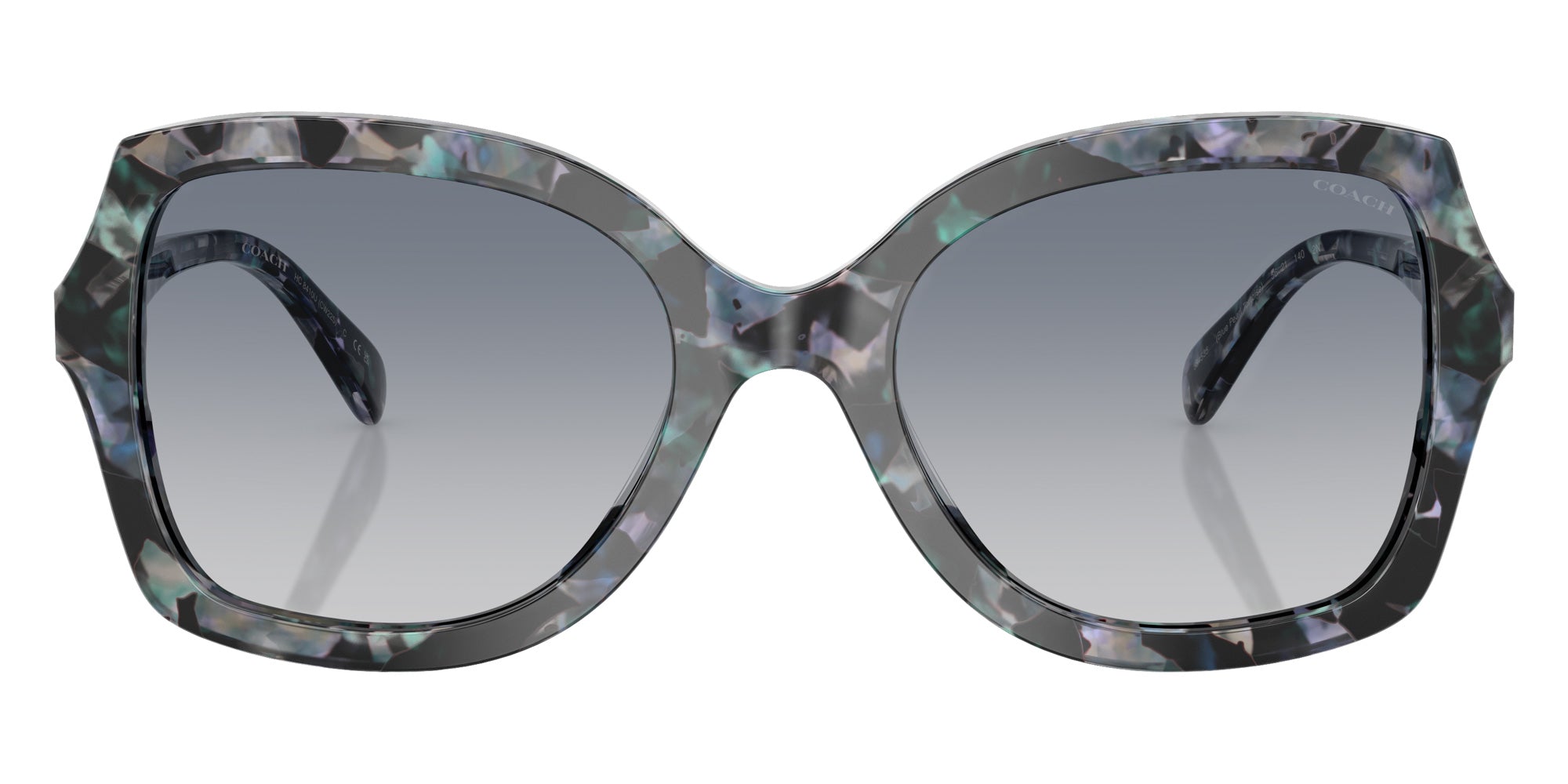Coach HC8410U CW225 584535 56 - Blue Pearl Tortoise / Blue Purple Gradient #id:hc8410u584535_s:106100