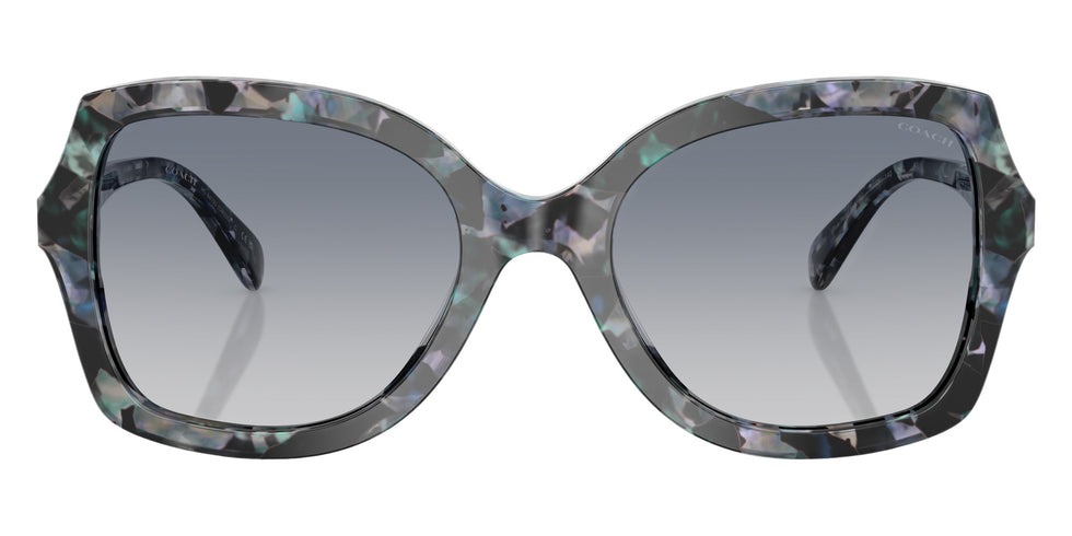Coach HC8410U CW225 584535 56 - Blue Pearl Tortoise / Blue Purple Gradient #id:hc8410u584535_s:106100