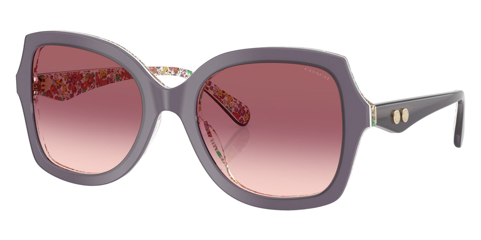 Coach HC8410U CW225 58957W 56 - Milky Violet/Floral Field / Purple Pink Gradient #id:hc8410u58957w_s:110105