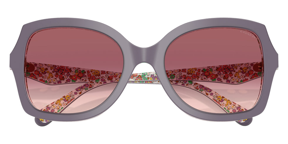 Coach HC8410U CW225 58957W 56 - Milky Violet/Floral Field / Purple Pink Gradient #id:hc8410u58957w_s:110120