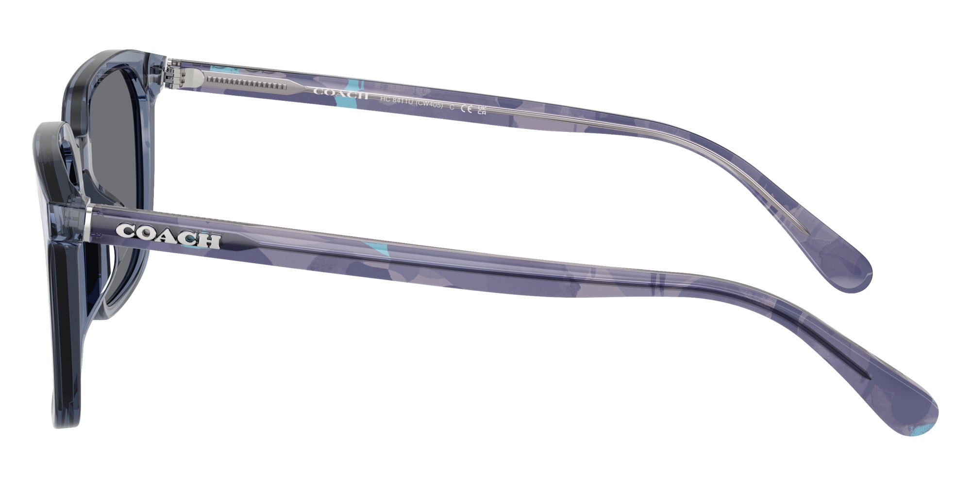 Coach HC8411U CW405 582087 55 - Transparent Blue / Blue Solid #id:hc8411u582087_s:100110