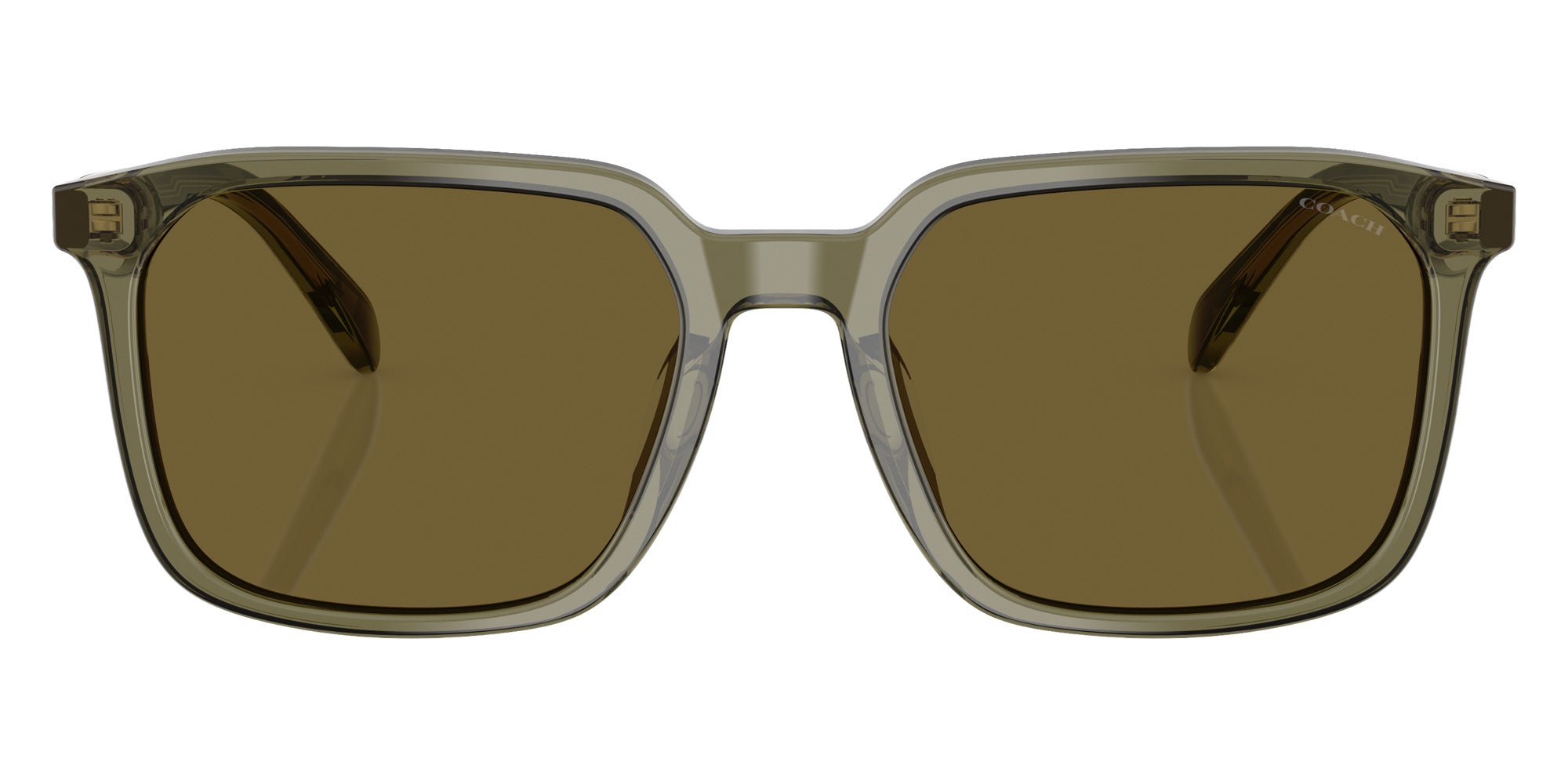 Coach HC8411U CW405 5848S7 55 - Transparent Olive / Army Solid #id:hc8411u5848s7_s:102100