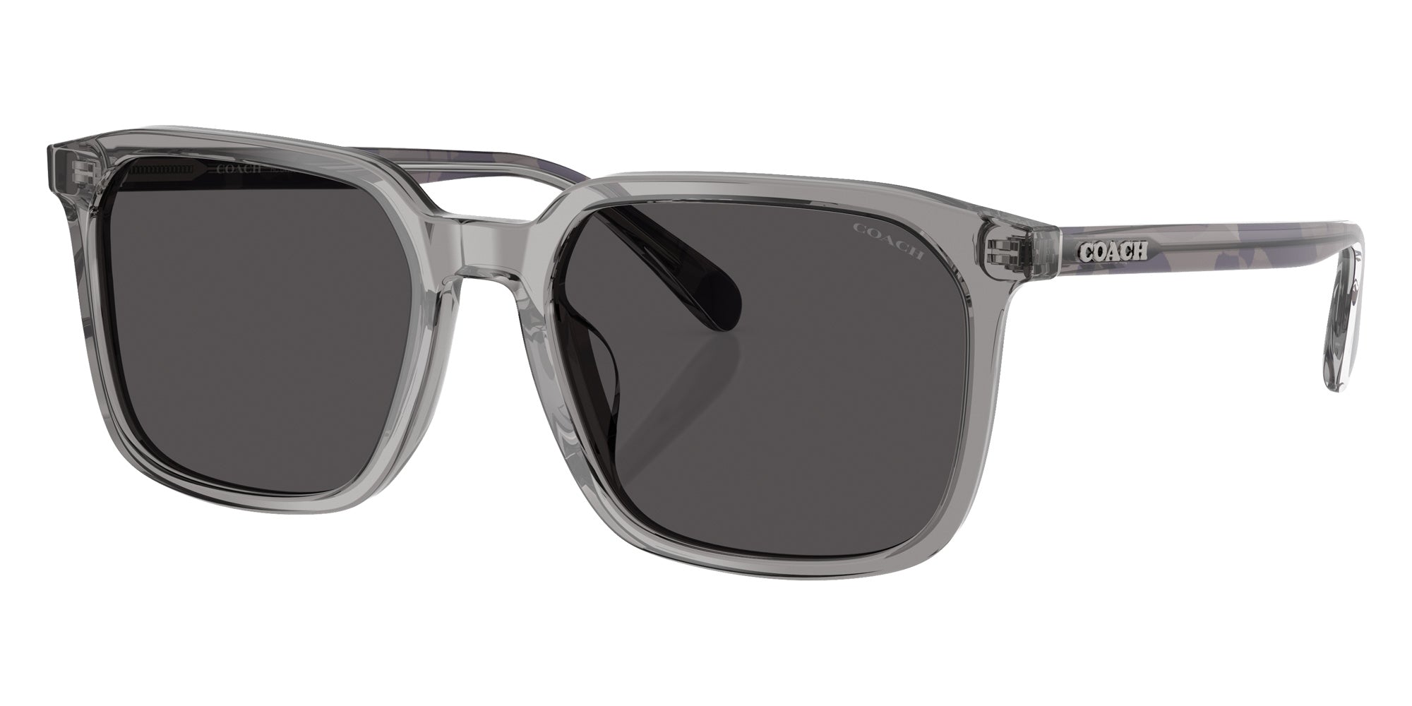 Coach HC8411U CW405 584987 55 - Transparent Gray / Gray Solid #id:hc8411u584987_s:104105