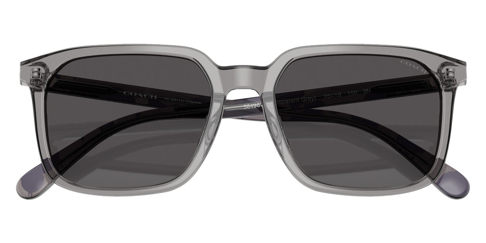 Coach HC8411U CW405 584987 55 - Transparent Gray / Gray Solid #id:hc8411u584987_s:104120