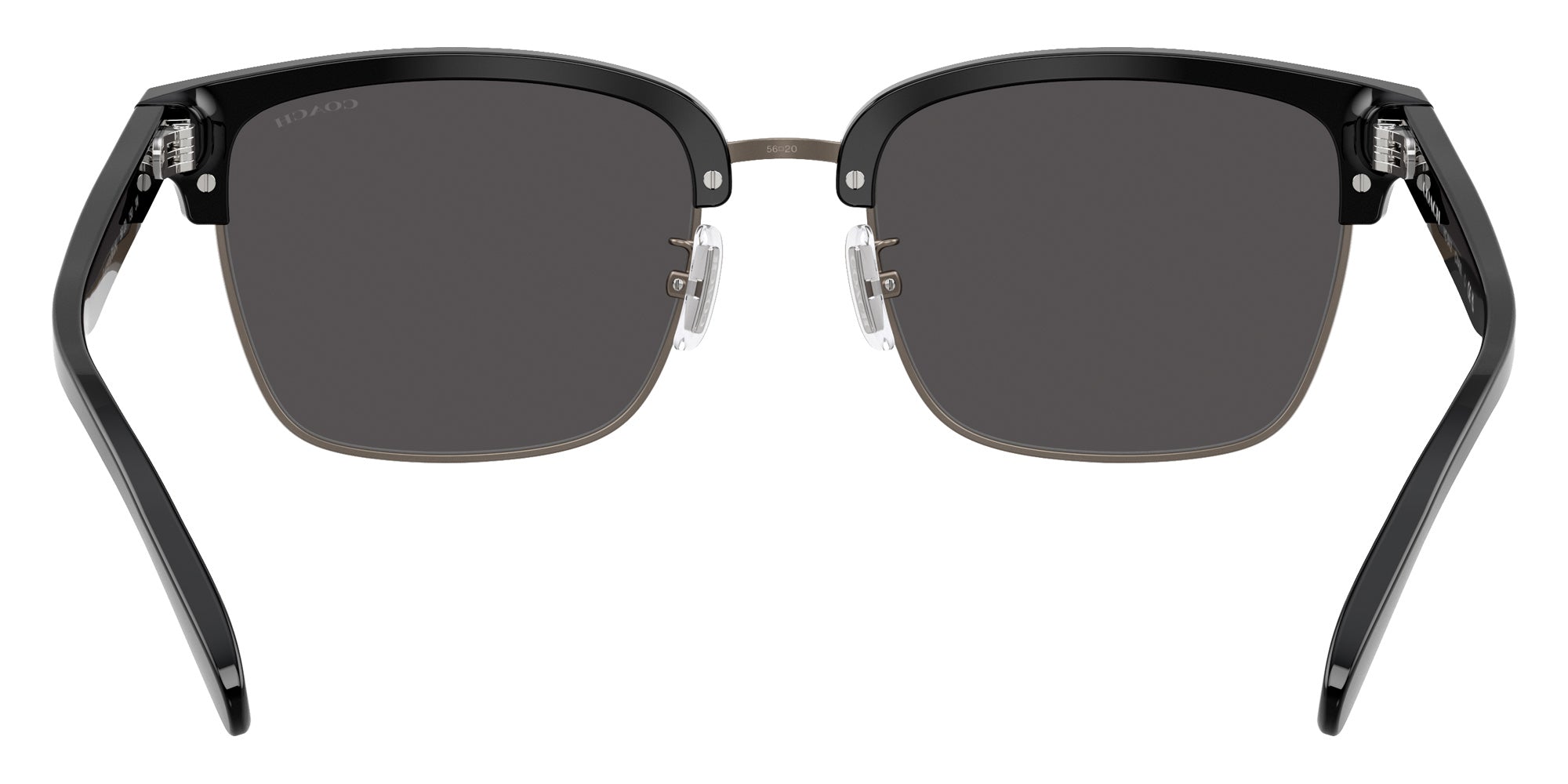Coach HC8412 CW406 500287 56 - Gunmetal/Black / Gray Solid #id:hc8412500287_s:102115