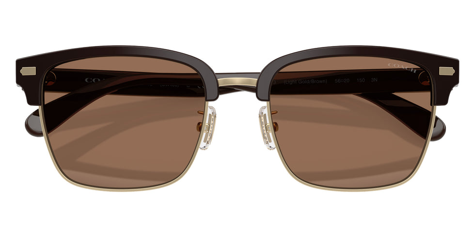 Coach HC8412 CW406 554273 56 - Light Gold/Brown / Brown Solid #id:hc8412554273_s:106120