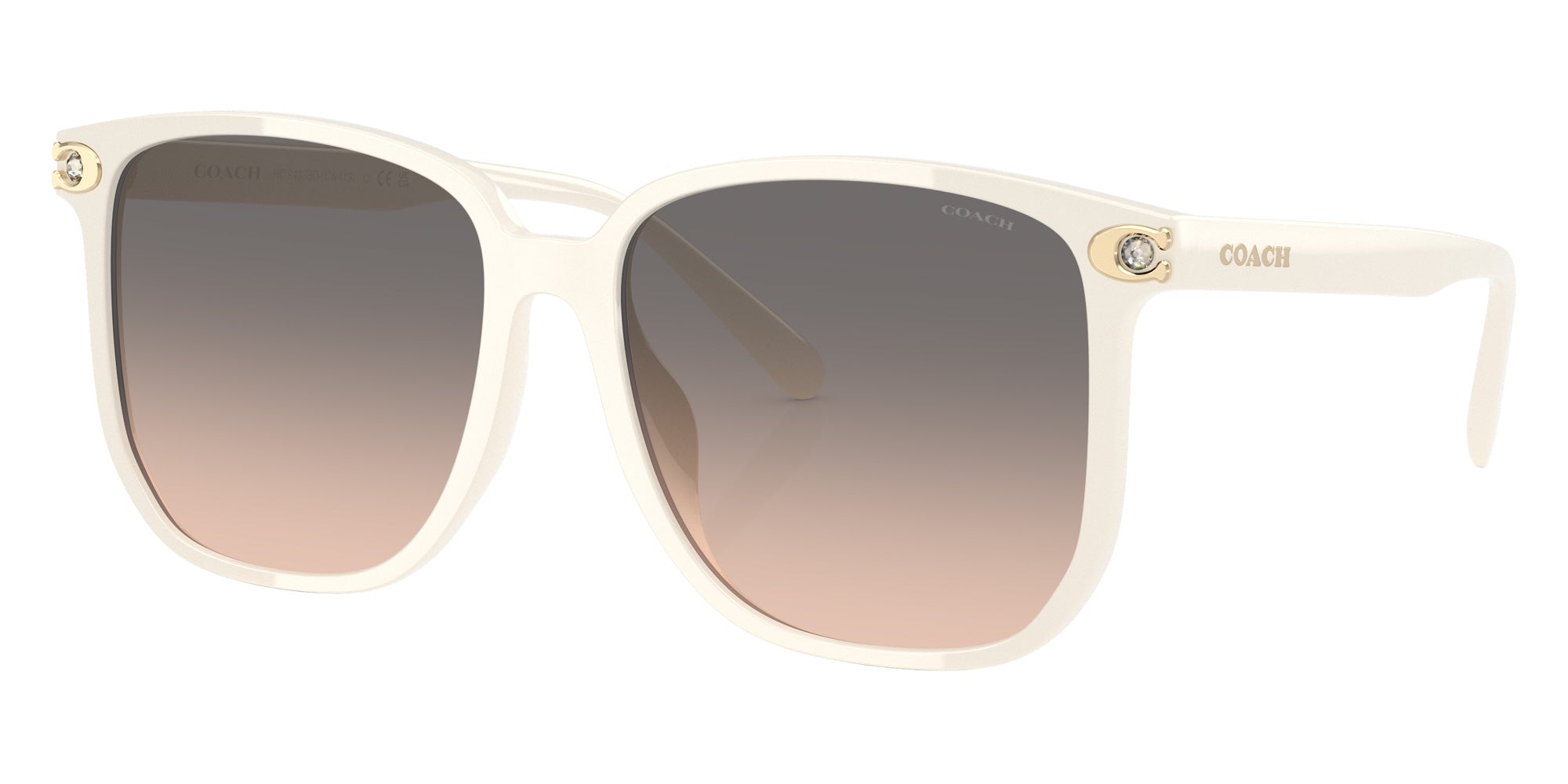 Coach HC8413BD CW419 5853G9 58 - Ivory Solid / Warm Gray Gradient #id:hc8413bd5853g9_s:108105
