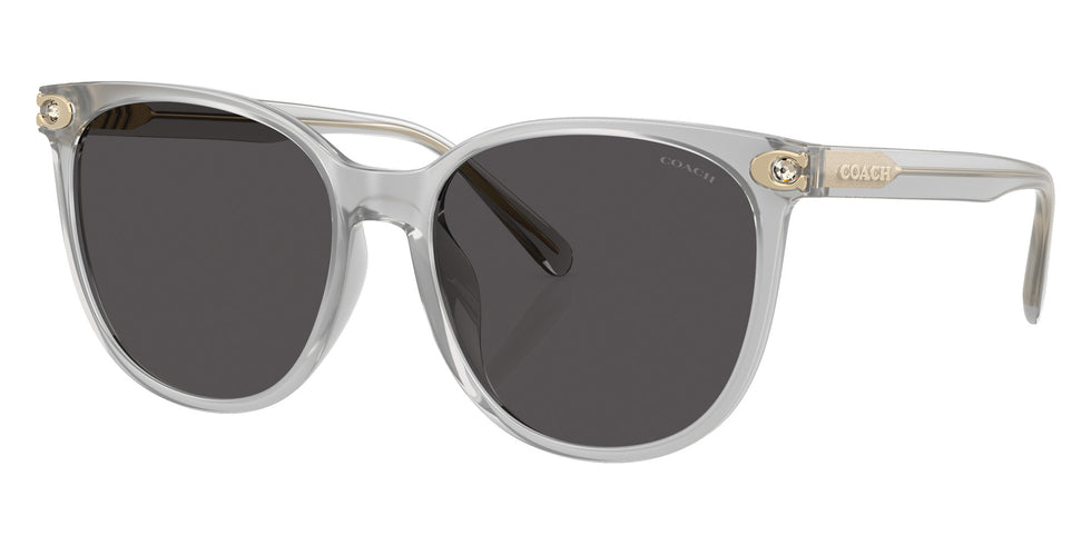 Coach HC8414BD CW428 561487 57 - Transparent Dove / Gray Solid #id:hc8414bd561487_s:102105
