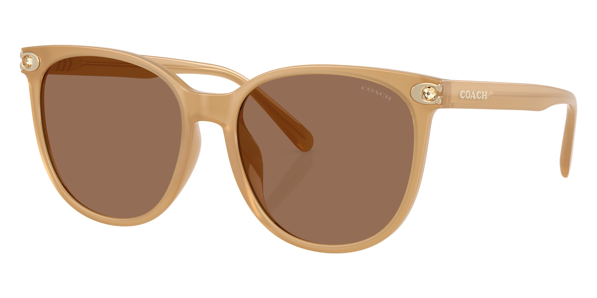 Coach HC8414BD CW428 585473 57 - Milky Tea / Brown Solid #id:hc8414bd585473_s:106105