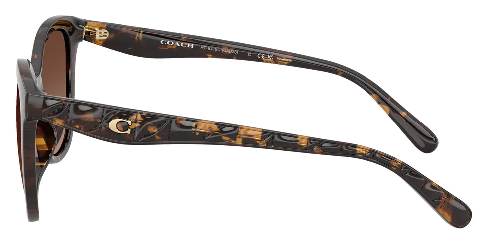 Coach HC8419U CAD25 5120T5 55 - Dark Tortoise / Brown Gradient Polarized #id:hc8419u5120t5_s:104110