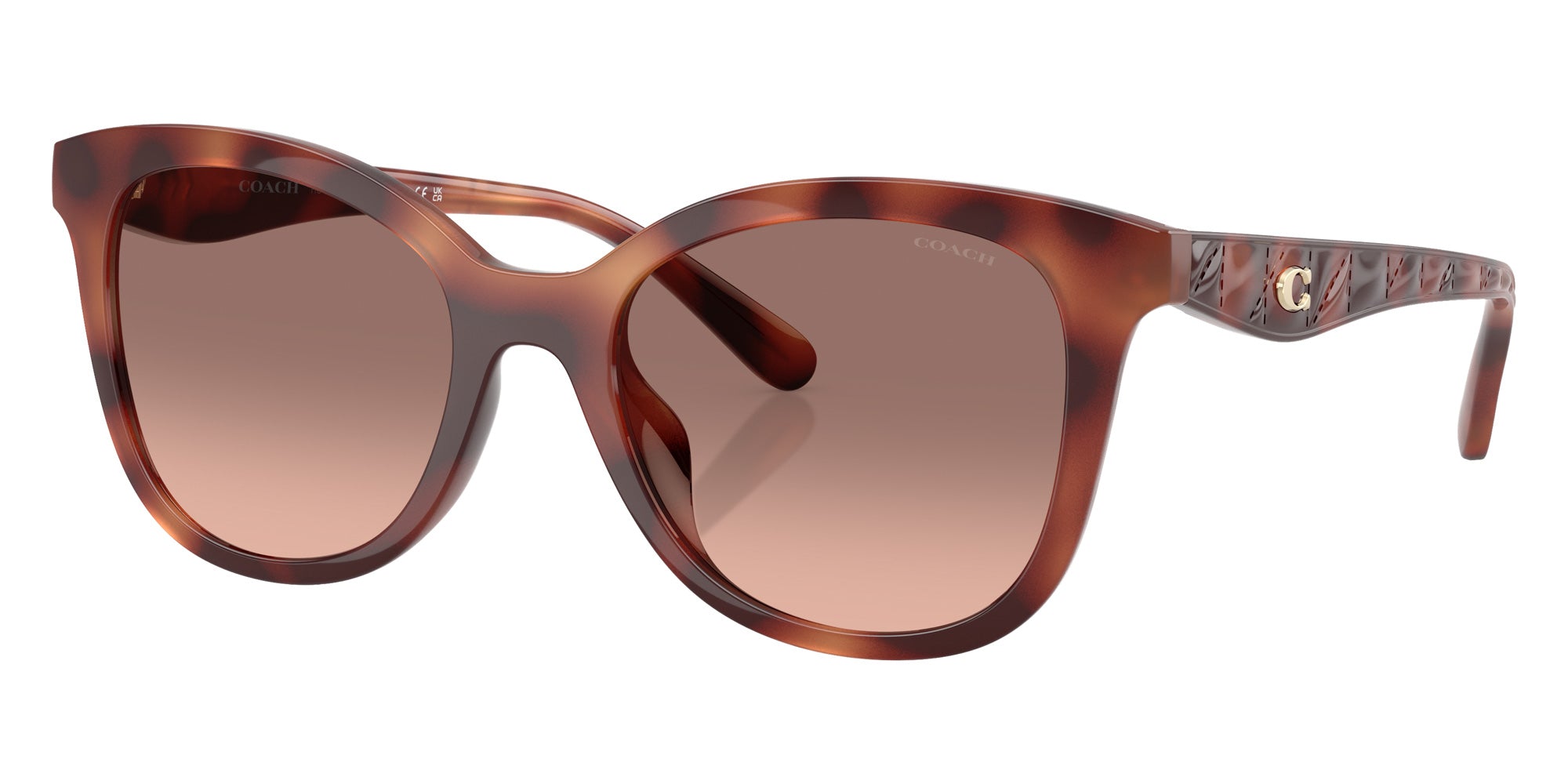 Coach HC8419U CAD25 577413 55 - Caramel Tortoise / Brown Pink Gradient #id:hc8419u577413_s:106105