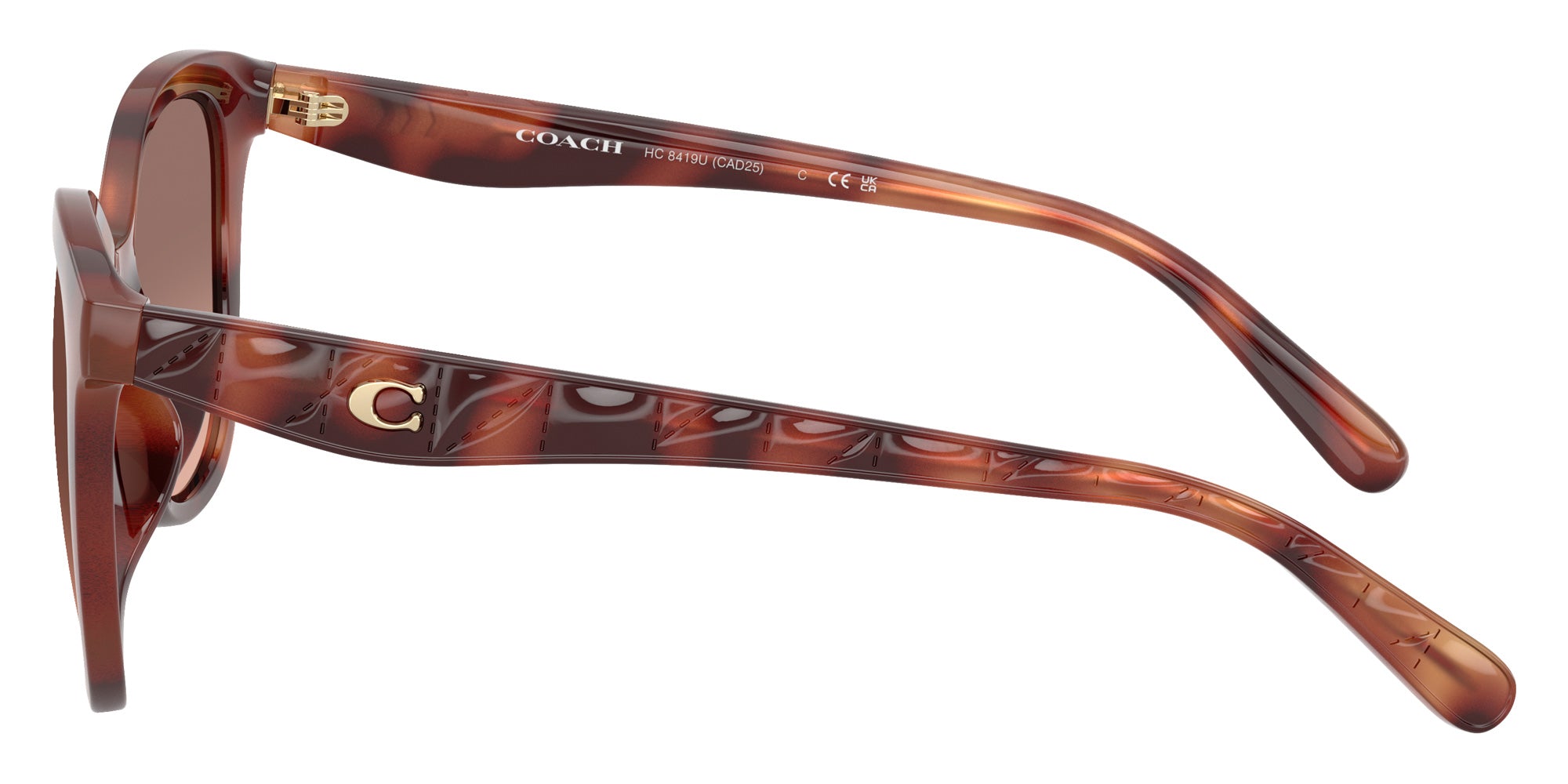 Coach HC8419U CAD25 577413 55 - Caramel Tortoise / Brown Pink Gradient #id:hc8419u577413_s:106110