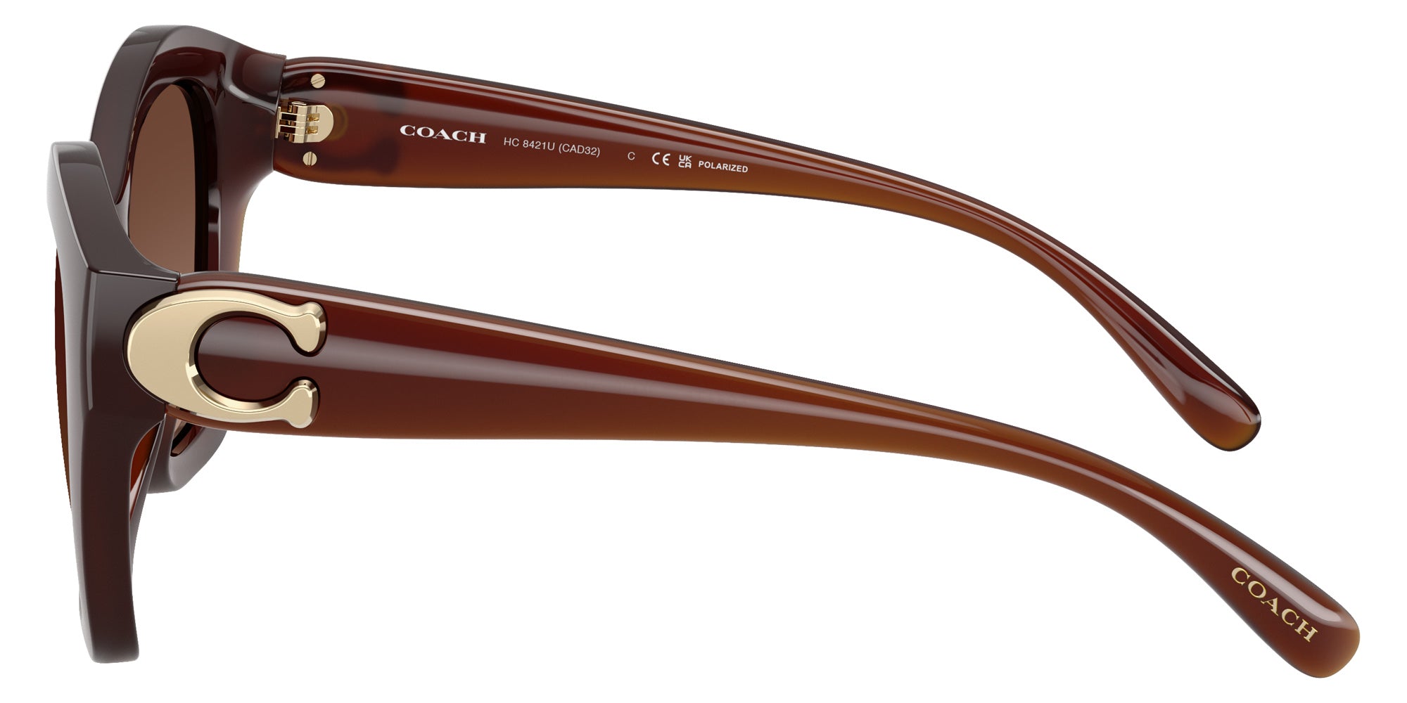 Coach HC8421U CAD31 5841T5 54 - Milky Hazelnut / Brown Gradient Polarized #id:hc8421u5841t5_s:106110