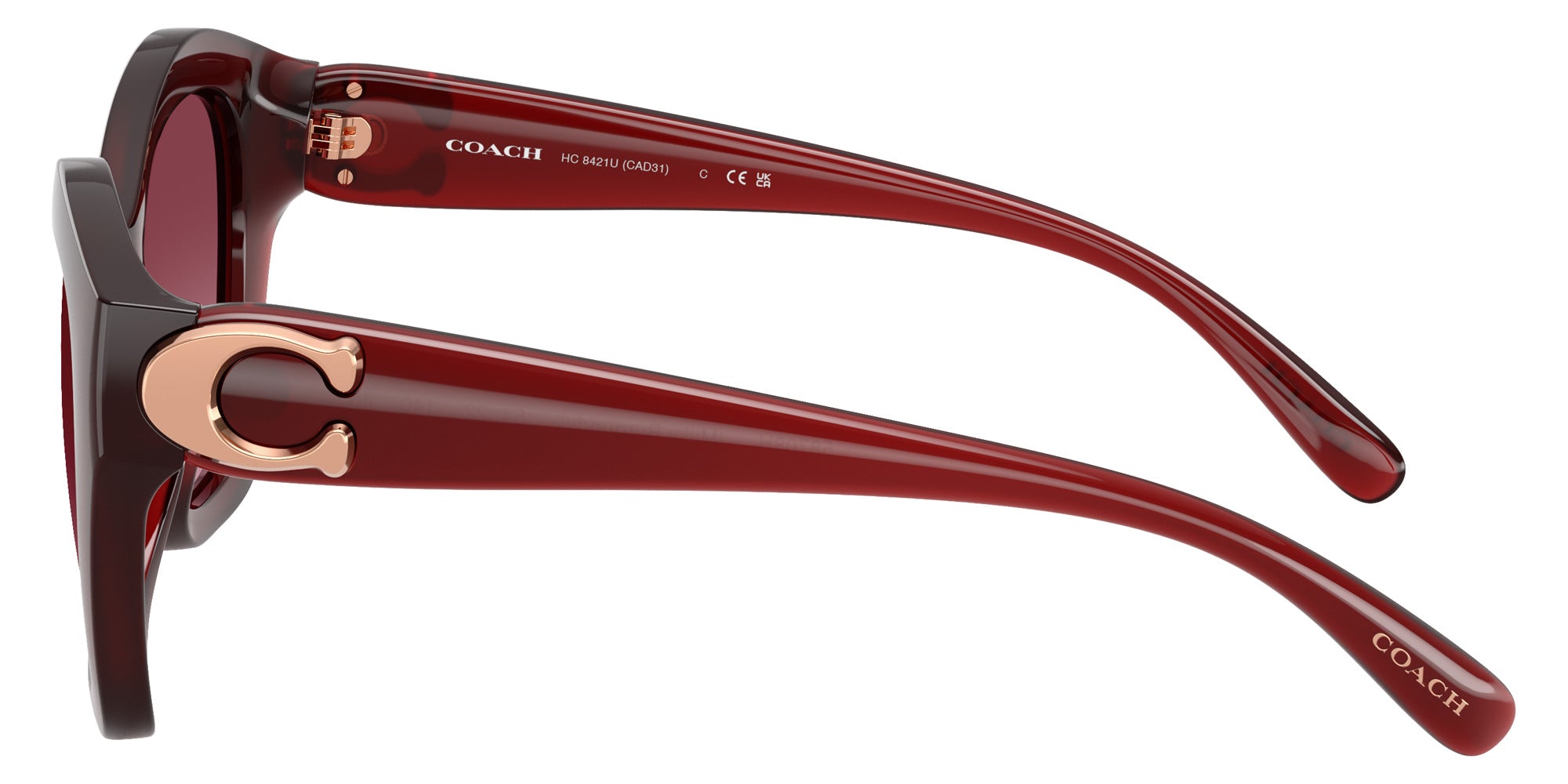 Coach HC8421U CAD31 58708H 54 - Milky Burgundy / Burgundy Gradient #id:hc8421u58708h_s:108110