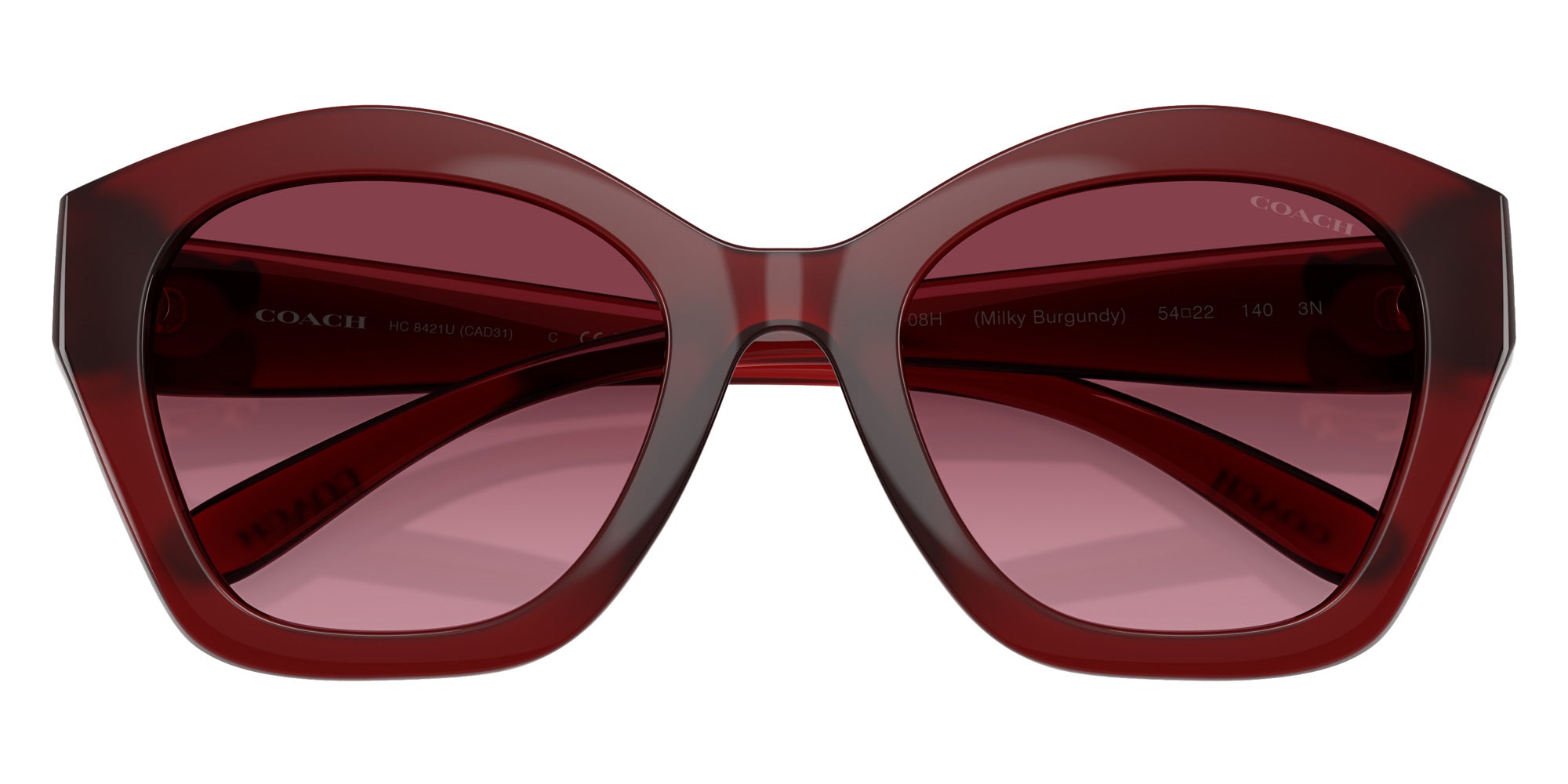 Coach HC8421U CAD31 58708H 54 - Milky Burgundy / Burgundy Gradient #id:hc8421u58708h_s:108120