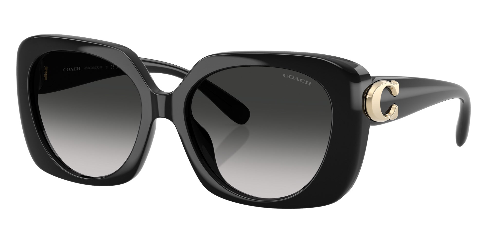 Coach HC8422U CAD33 50023C 55 - Black / Gray Gradient #id:hc8422u50023c_s:100105