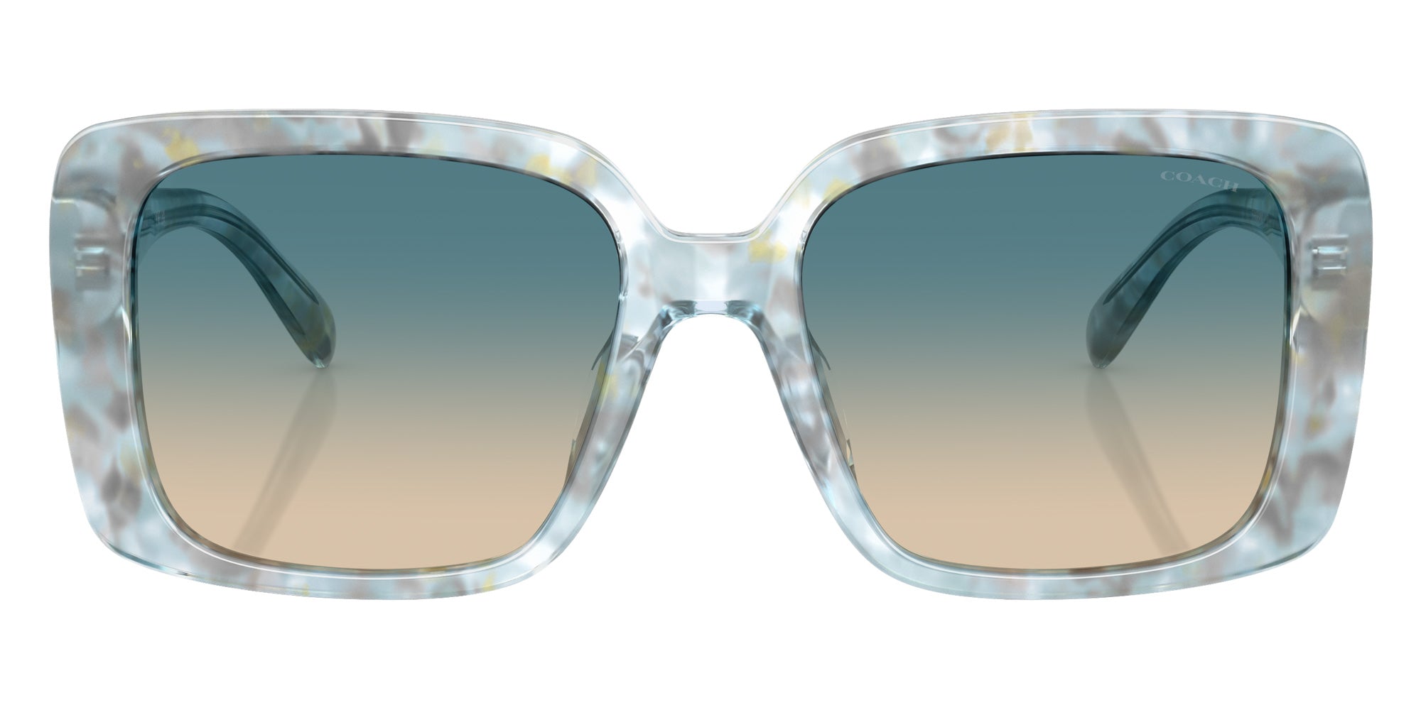 Coach HC8424F CAD55 58664M 56 - Pearlized Blue Watercolor / Blue Yellow Gradient #id:hc8424f58664m_s:102100