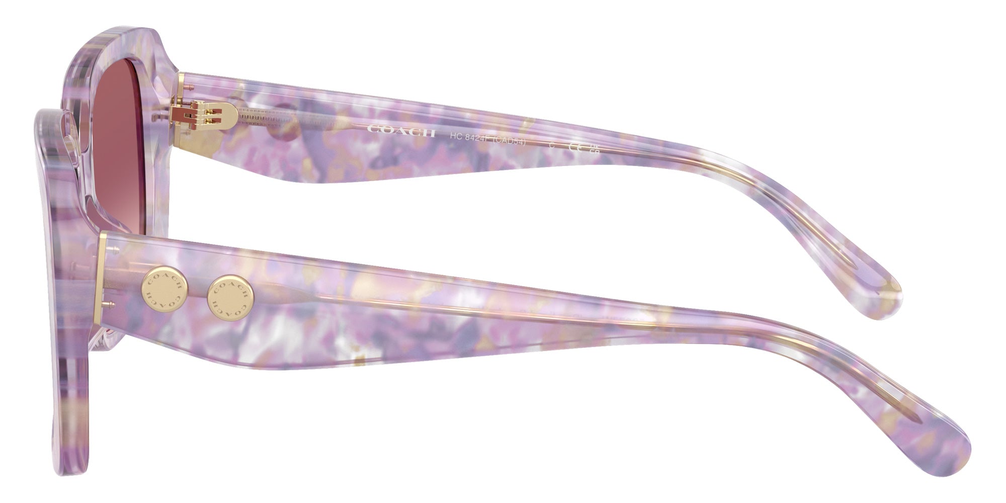 Coach HC8424F CAD55 58677W 56 - Pearlized Purple Watercolor / Puple Pink Gradient #id:hc8424f58677w_s:104110