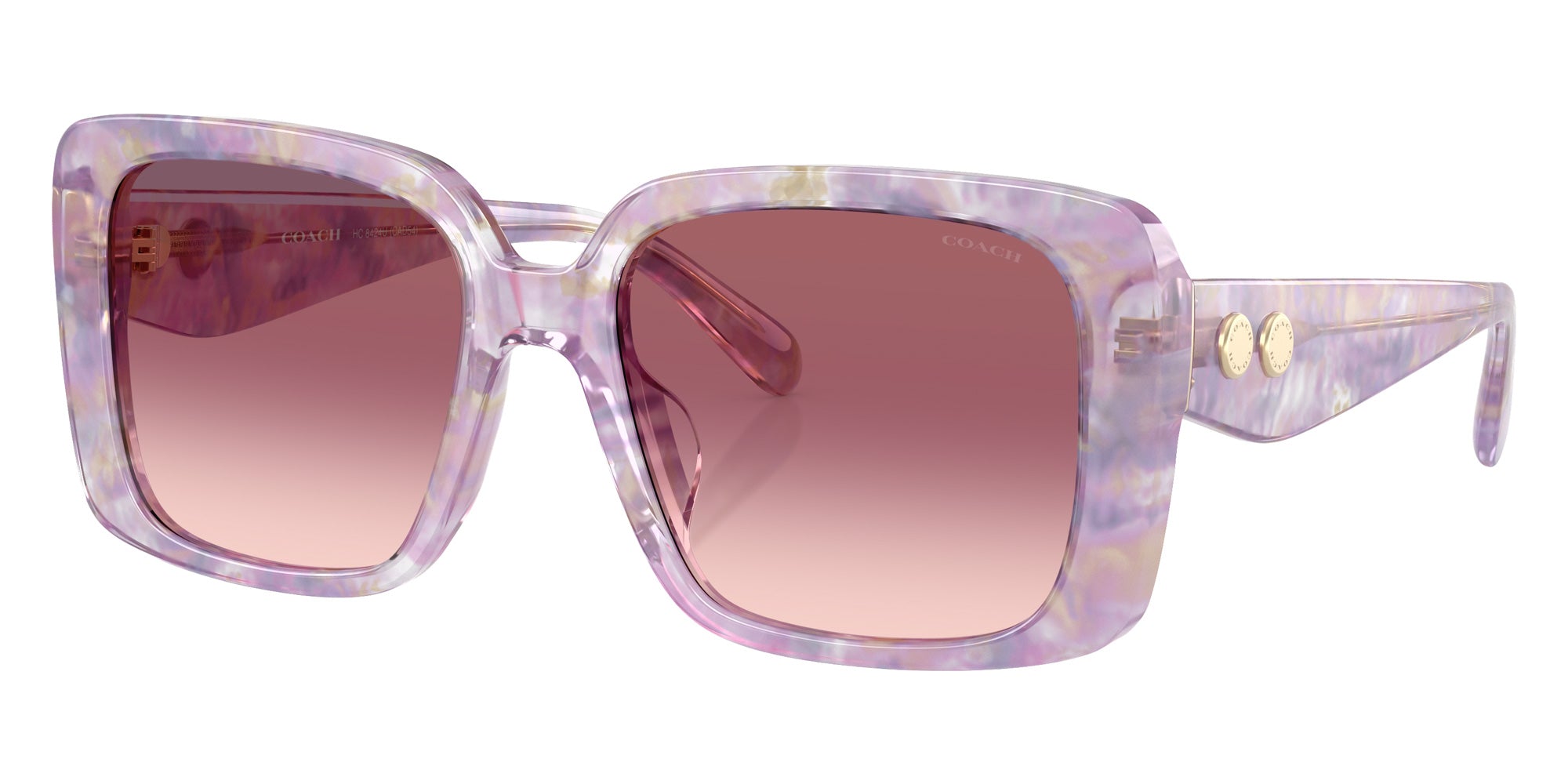 Coach HC8424U CAD54 58677W 54 - Pearlized Purple Watercolor / Puple Pink Gradient #id:hc8424u58677w_s:104105