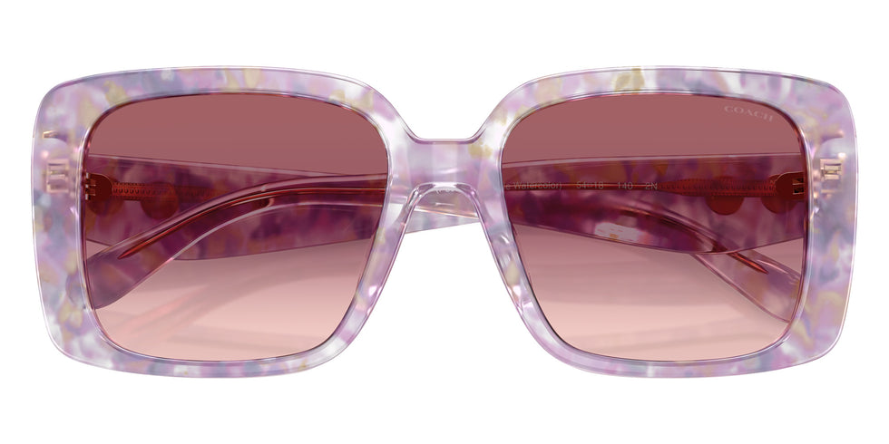 Coach HC8424U CAD54 58677W 54 - Pearlized Purple Watercolor / Puple Pink Gradient #id:hc8424u58677w_s:104120