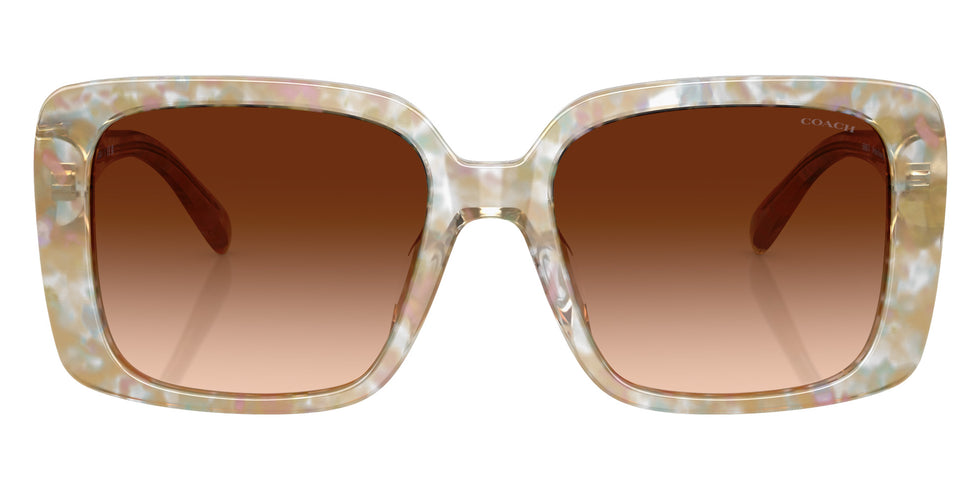 Coach HC8424U CAD54 586874 54 - Pearlized Brown Watercolor / Brown Gradient #id:hc8424u586874_s:106100
