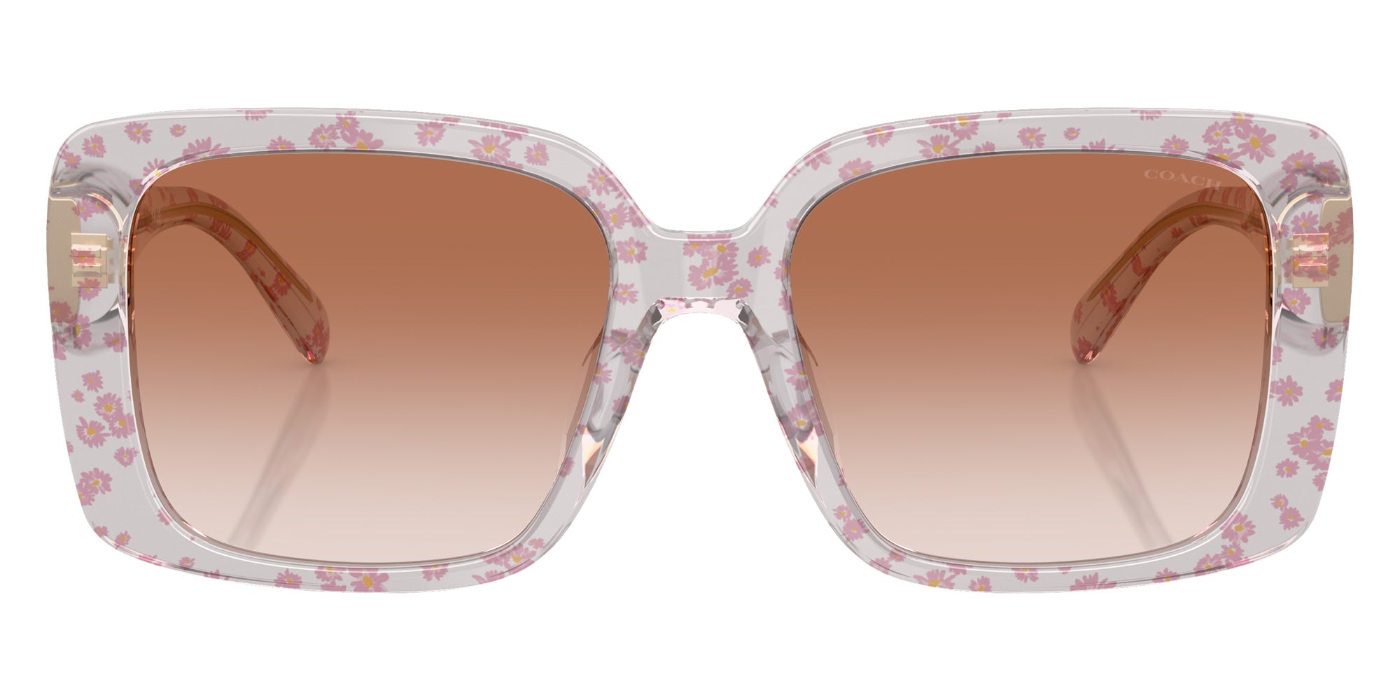 Coach HC8424U CAD54 595313 54 - Transparent Pink Floral Print #id:hc8424u595313_s:100120