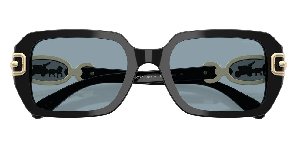 Coach HC8425U CAD74 500272 52 - Black / Blue Solid #id:hc8425u500272_s:100120