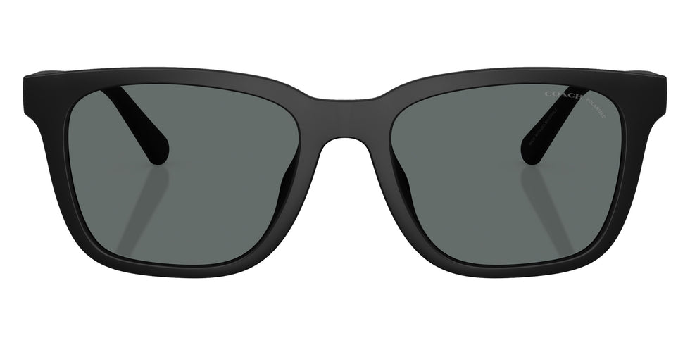 Coach HC8426U CAD81 500281 54 - Matte Black / Gray Solid Polarized #id:hc8426u500281_s:100100