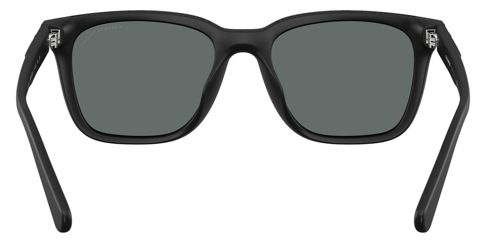 Coach HC8426U CAD81 500281 54 - Matte Black / Gray Solid Polarized #id:hc8426u500281_s:100115