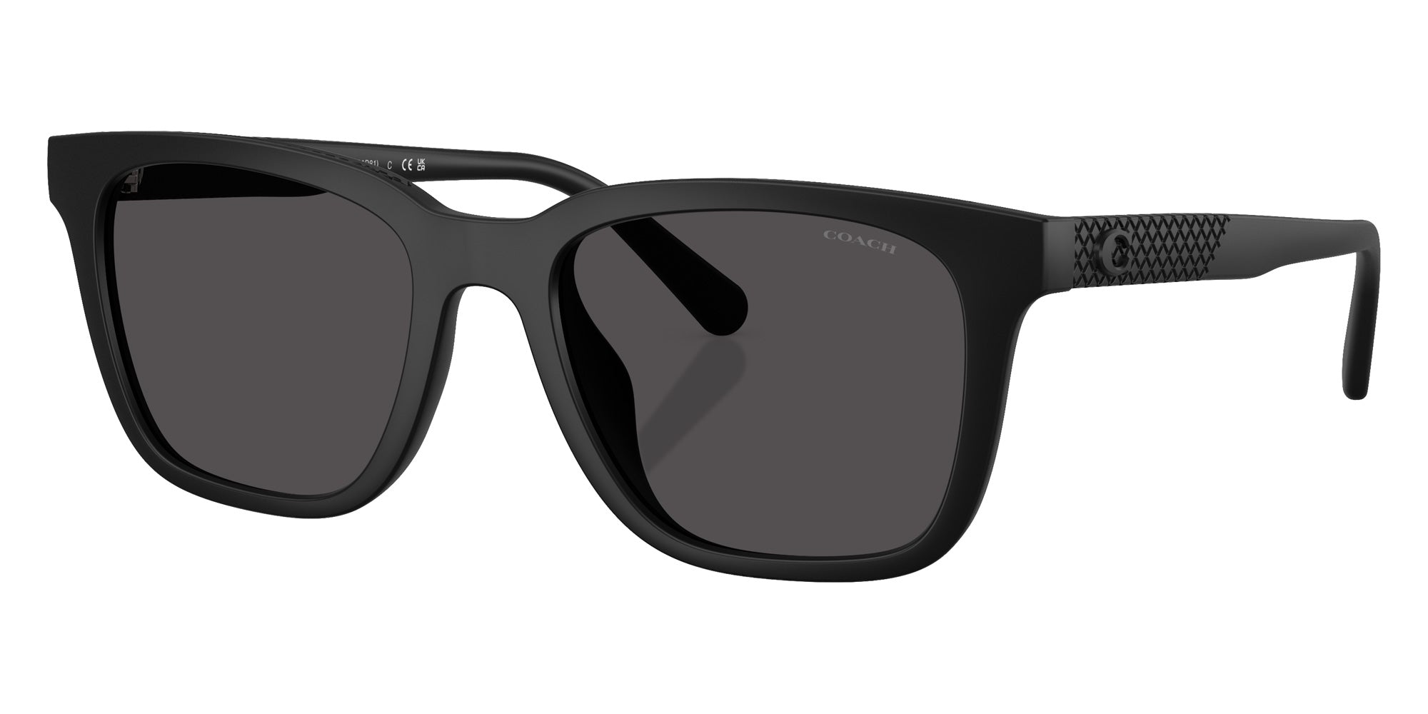 Coach HC8426U CAD81 500287 54 - Matte Black / Gray Solid #id:hc8426u500287_s:102105