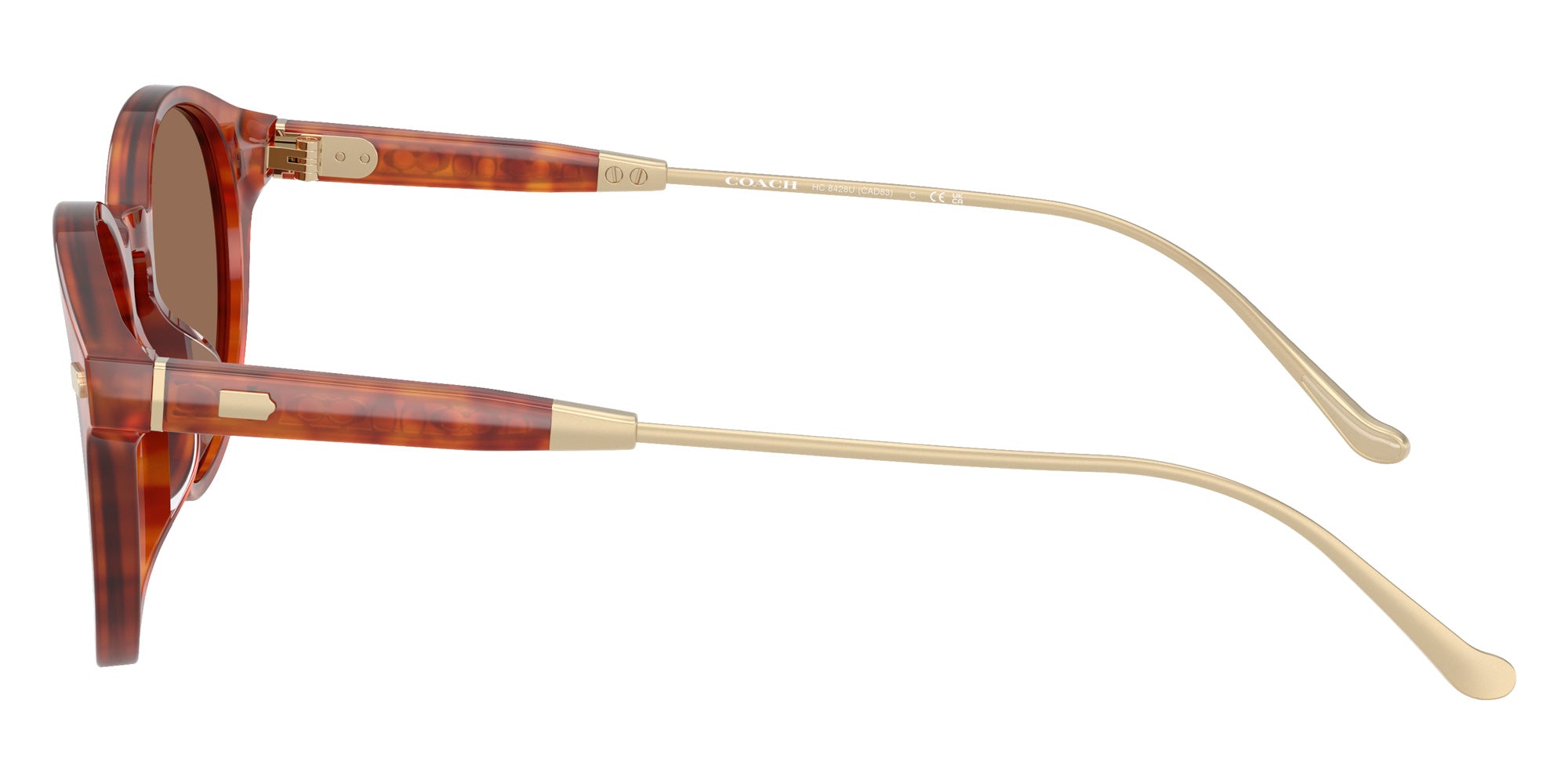 Coach HC8428U CAD83 577473 50 - Caramel Tortoise / Brown Solid #id:hc8428u577473_s:100110
