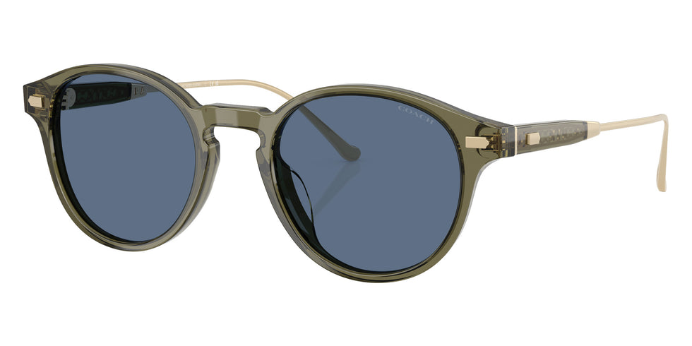 Coach HC8428U CAD83 584880 50 - Transparent Olive / Blue Solid #id:hc8428u584880_s:102105