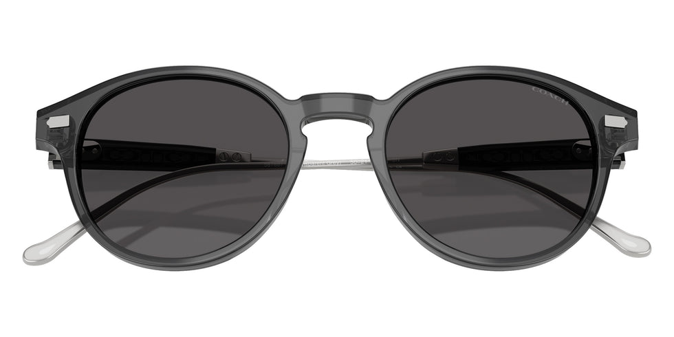 Coach HC8428U CAD83 587887 50 - Transparent Gray / Gray Solid #id:hc8428u587887_s:104120