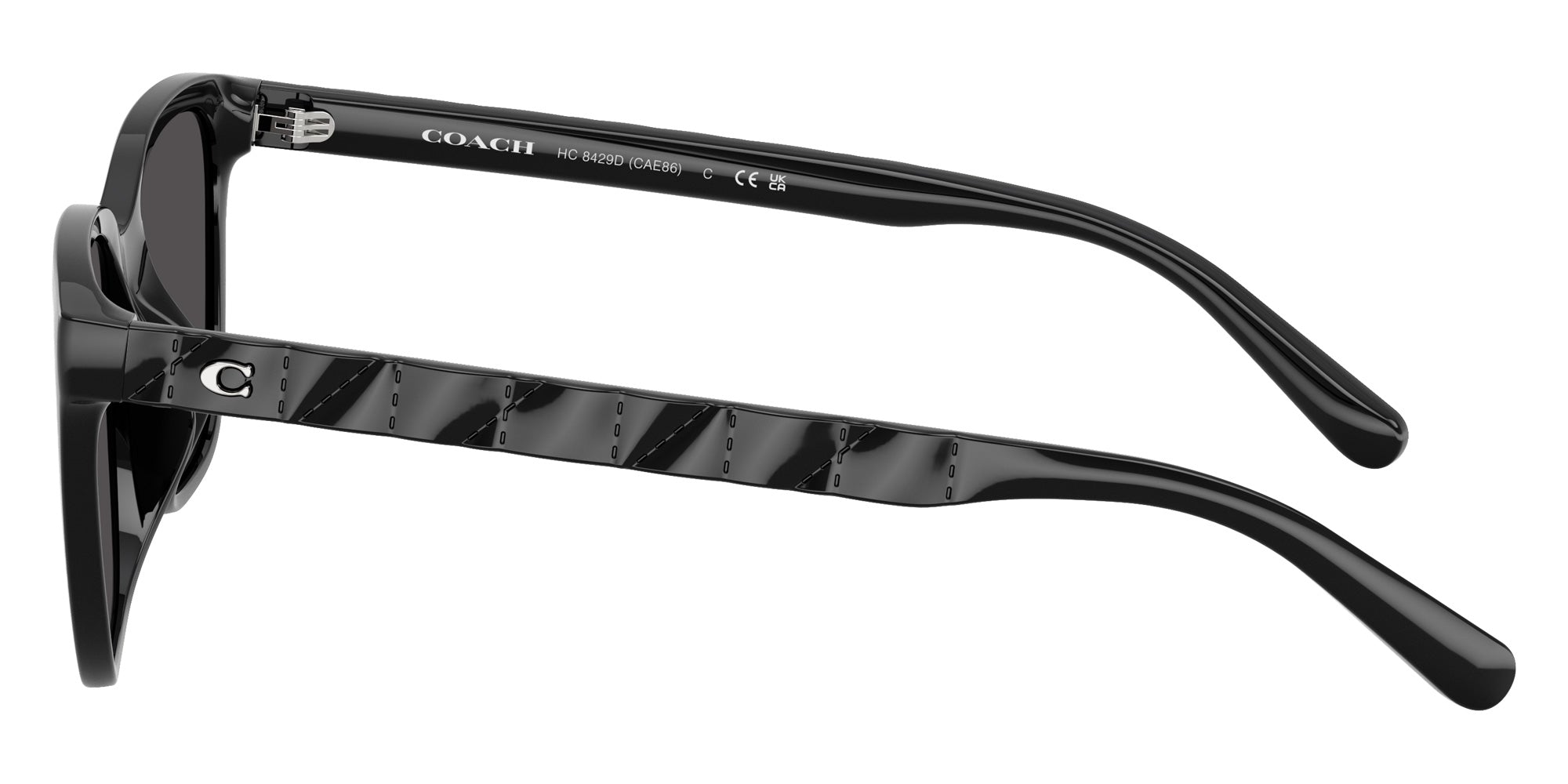 Coach HC8429D CAE86 500287 56 - Black / Gray Solid #id:hc8429d500287_s:100110