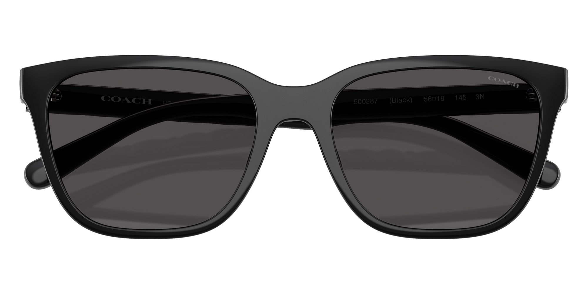 Coach HC8429D CAE86 500287 56 - Black / Gray Solid #id:hc8429d500287_s:100120